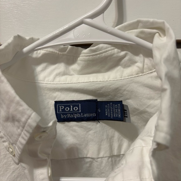Polo Ralph Lauren White Button Down Shirt - Picture 5 of 6